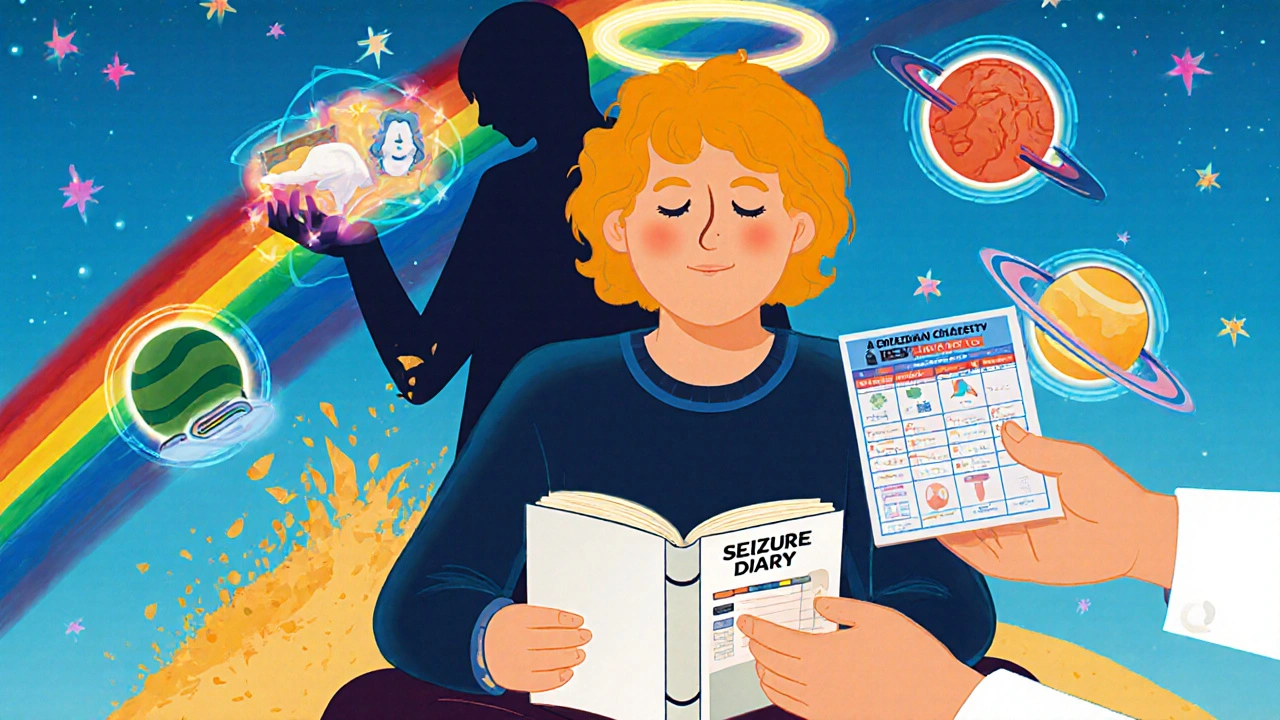 A person with lifestyle icons surrounding them, while dangerous abrupt cessation fades away.