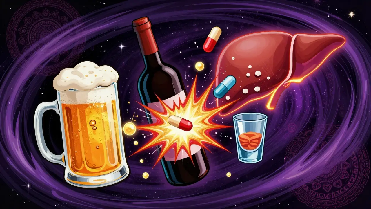 Alcohol Types and Medication Safety: What Spirits, Wine, and Beer Really Do to Your Pills