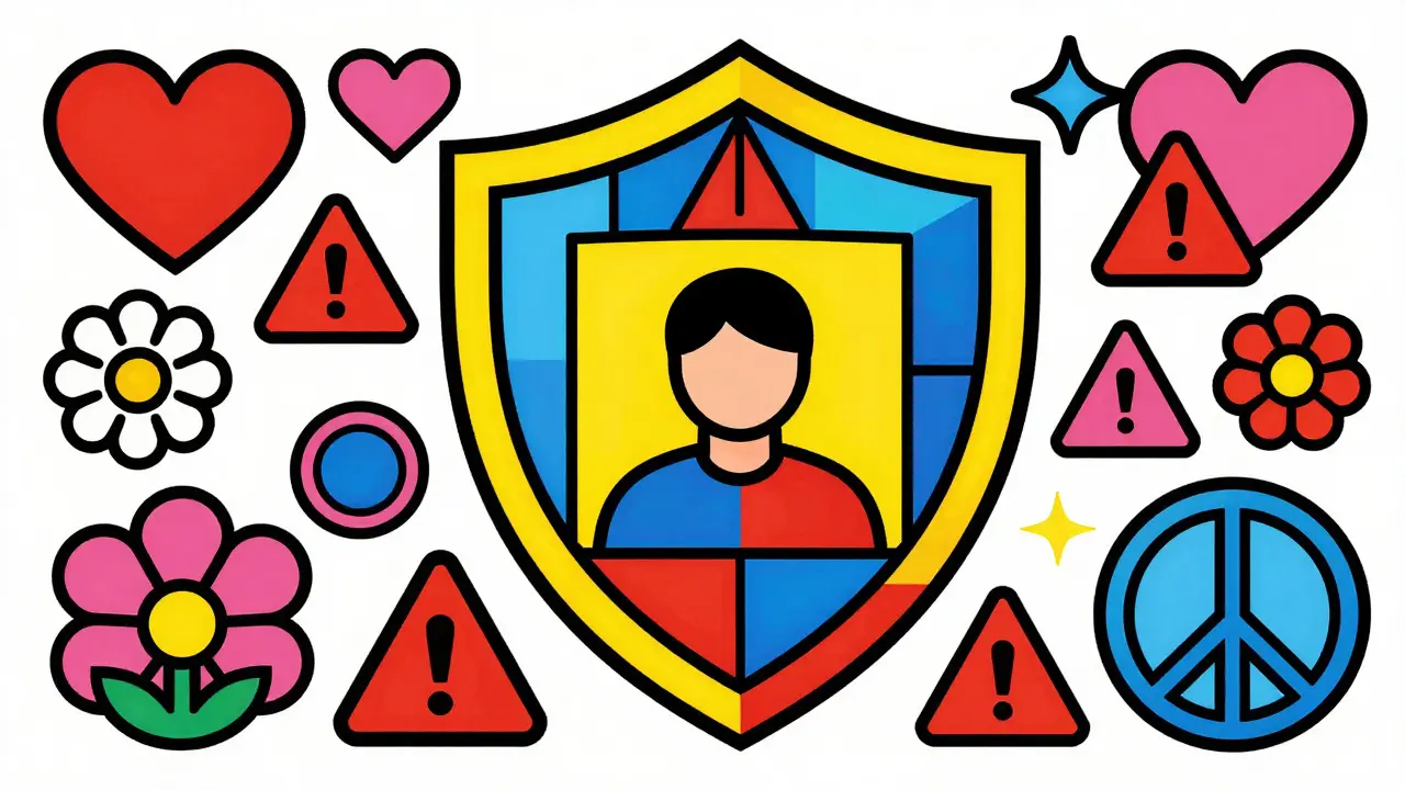 Vibrant illustration of safe online pharmacy verification